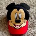 Disney Accessories | Disney Mickey Mouse Hat | Color: Black/Red | Size: Kids Size