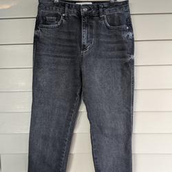 Free People Jeans | Free People Womens Jeans Black Denim Size 27 | Color: Black | Size: 27