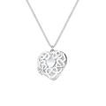 Elli - Herz Medaillon Ornament 925 Sterling Silber Ketten Damen