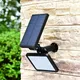 Lampe solaire à 48 LED avec angle d'éclairage réglable éclairage d'extérieur idéal pour un jardin