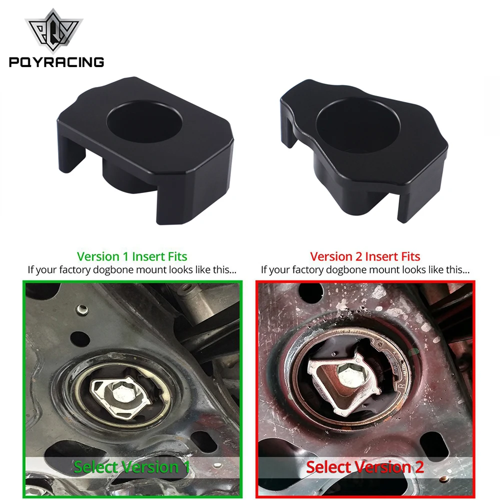 Insert de montage Dogbone MQB en aluminium billette, MKVII, Volkswagen Golf, GTI, R, 8V, Audi A3, S3, RS3, MKIII, Audi TT, TTS, TTRS