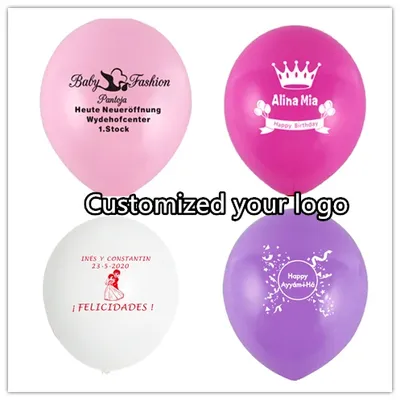 Ballon Personnalisé avec Lettres et Texte Imprimés Propre Logo Publicitaire pour ixd'Anniversaire