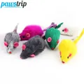10Pcs/lot Rabbit Fur False Mouse Pet Cat Toys Mini Funny Playing Toys For Cats Kitten