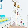 Autocollants muraux arbre de discussion recommande de mesurer pour chambres d'enfants animaux de