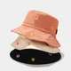 Chapeau d'aviation à fleurs en coton quatre saisons pour hommes et femmes chapeau de poisson