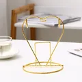 Porte-gobelet en acier inoxydable doré et argenté porte-gobelet pour tasses à café standardiser
