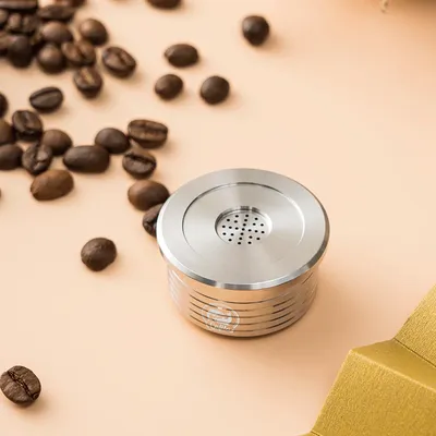 Dosette de café en métal réutilisable capsule en acier inoxydable compatible avec La-vaz-za