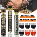 Tondeuse à cheveux électrique professionnelle T9 pour hommes tondeuse à cheveux aste machine de
