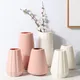 Vase en plastique incassable anti-céramique décorations européennes pour la maison fleurs séchées
