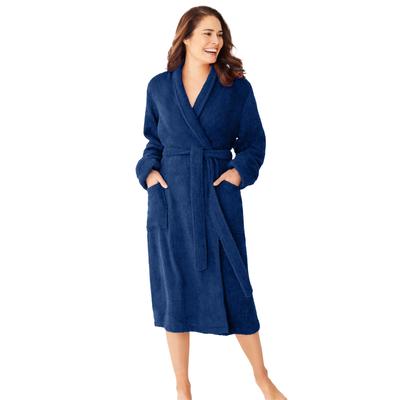 Plus Size Women's Short Terry Robe by Dreams & Co....