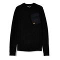 G-STAR RAW Men's Army Pocket Pullover Sweater, Dk Black B670-6484, S