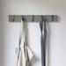 Umbra Solid Wood 5 - Hook Wall Mounted Coat Rack Wood/Metal in Gray | 1.25 H x 20 W x 2.5 D in | Wayfair 318850-1045