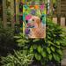 The Holiday Aisle® Atara Easter Eggtravaganza 2-Sided Garden Flag, Polyester in Green/Brown | 15 H x 11 W in | Wayfair