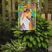 The Holiday Aisle® Atara Easter Eggtravaganza 2-Sided Garden Flag, Polyester in Orange/Green | 15 H x 11 W in | Wayfair