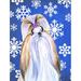 The Holiday Aisle® Winter Snowflakes Holiday 2-Sided Polyester 40 x 28 in. House Flag in Blue | 40 H x 28 W in | Wayfair