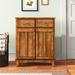 Andover Mills™ Presswood Solid Wood 2 - Door Accent Cabinet Wood in Brown | 36 H x 29.25 W x 15.88 D in | Wayfair A1897CA0D44C4FFEAA1FAF2B5EA7D17C