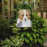 Red Barrel Studio® Australian Shepherd 2-Sided Garden Flag, Polyester in Brown/Green | 15 H x 11 W in | Wayfair 0E0008051E7040F883484E6F20474281