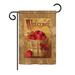 August Grove® Parchette Welcome Apple Basket Food 2-Sided Polyester 19 x 13 in. Garden Flag in Brown | 18.5 H x 13 W in | Wayfair