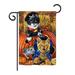 The Holiday Aisle® Taki Kittens 2-Sided Polyester House/Garden Flag in Blue/Black/Brown | 18.5 H x 13 W in | Wayfair