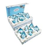 The Holiday Aisle® 12 Piece 12 Days of Christmas Holiday Shaped Ornament Set Glass in Blue/White | 3.5 H x 3 W x 3 D in | Wayfair 73102-B12