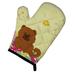 The Holiday Aisle® Saroyan Chow Oven Mitt in Pink/Green/Brown | 8.5 W in | Wayfair 79169EE2CD784BA7AB423DA5DC0BED61