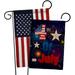 The Holiday Aisle® Paren Fireworks July 4Th Americana Fourth of Impressions Decorative 2-Sided 19 x 13 in. Garden Flag in Blue | Wayfair