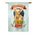 Winston Porter Parcel Chihuahua Micro Brew Nature Everyday Pets Impressions 2-Sided 40 x 28 in. House Flag in Gray | 40 H x 28 W in | Wayfair