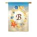Highland Dunes Radford Summer Monogram 2-Sided Polyester Garden Flag in Brown | 18.5 H x 13 W in | Wayfair E735C9BEB2954CA6A802E2D2F4088598