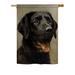 Winston Porter Labosco Black Lab 2-Sided Polyester House Flag in Black/Gray/Red | 18.5 H x 13 W in | Wayfair C3F3BF95C89D4FE49C3C75F7B409AD29