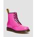 1460 Women's Patent Leather Lace Up Boots - Pink - Dr. Martens Boots