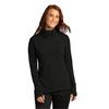 Sport-Tek LST561 Women's Sport-Wick Flex Fleece 1/4-Zip in Black size Medium | Polyester Blend