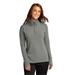 Sport-Tek LST561 Women's Sport-Wick Flex Fleece 1/4-Zip in Light Grey Heather size 3XL | Polyester/Spandex Blend