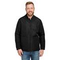 Harriton M715 Adult Dockside Insulated Utility Jacket in Black size Small | Polyester