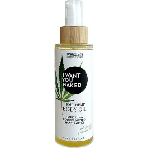 I Want You Naked Holy Hemp Body Oil Bio-Hanfsamenöl & Vitamin E 100 ml