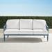 Avery Sofa with Cushions in Moonlight Blue Finish - Sailcloth Aruba - Frontgate