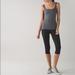 Lululemon Athletica Tops | Lululemon Barre None Tank Mkla Stripe Scoop Back | Color: Black/Gray | Size: 4