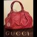 Gucci Bags | Gucci Suky Bag In Red Leather With Gg Embossed Med | Color: Red | Size: Os