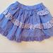 J. Crew Bottoms | J.Crew Crewcuts Stripe Blue Nautical Toddler Ruffle Skirt 2 | Color: Blue | Size: 2tg