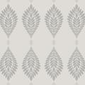 Fancy Frond Wallpaper - Gray - Ballard Designs Gray - Ballard Designs