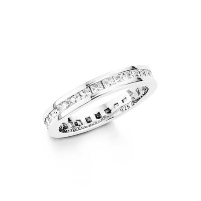 amor - Ring für Damen, 925 Sterling Silber, Zirkonia synth. Ringe 1 ct