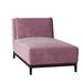Duralee Barton Chaise Lounge Wood in Pink | 35 H x 34 W x 65 D in | Wayfair WPG15-645.36300-4.Sable