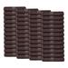 Lavish Touch 48 Piece 100% Cotton Hand Towel Set 100% Cotton in Brown | Wayfair 3552