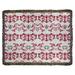 East Urban Home Tampa Bay Throwback Football Baroque Cotton Blanket Cotton in Red/Gray | 60 W in | Wayfair 03EF668DAD924CC28CE0757CA6299CFC