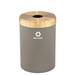 Glaro, Inc. Trash Can Stainless Steel in Gray/Yellow | 30 H x 20 W x 20 D in | Wayfair B2042NK-BE-B3