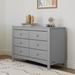 Graco Noah 6 Drawer Double Dresser Wood in Gray | 31.97 H x 47.24 W x 17.52 D in | Wayfair 03716-10F