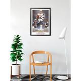 Buy Art For Less Tom Brady 5 Time Super Bowl Champion 4 Time Super Bowl by Darryl Vlasak - Picture Frame Advertisements Print on Paper Paper | Wayfair