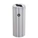 Glaro, Inc. Trash Can Aluminum in Gray/White | 30 H x 12 W x 12 D in | Wayfair M1242SA-SA-M1