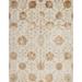 Yellow 48 x 0.25 in Area Rug - Samad Rugs Concerto Floral Hand-Knotted Beige/Gold Area Rug Silk/Wool | 48 W x 0.25 D in | Wayfair Adagio 4 X 6