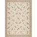 White 30 x 0.25 in Area Rug - Samad Rugs Highland Needleworks Floral Handwoven Wool Ivory/Beige Area Rug Wool | 30 W x 0.25 D in | Wayfair