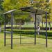 Outsunny 8 Ft. W x 5 Ft. D Steel Grill Gazebo Canopy Metal/Steel/Soft-top in Gray | 90.5 H x 94.5 W x 59 D in | Wayfair 84C-237